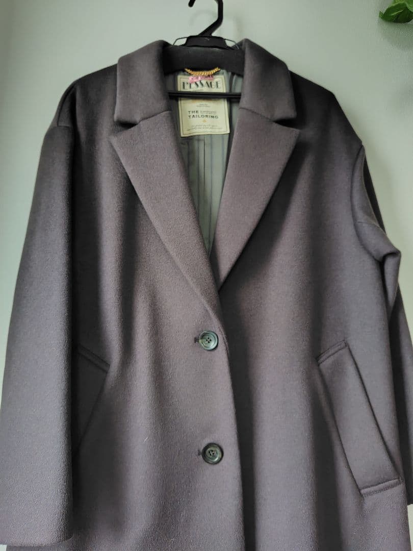 SUPER120s オーバーチェスターコート　ジャーナルスタンダードレサージュ