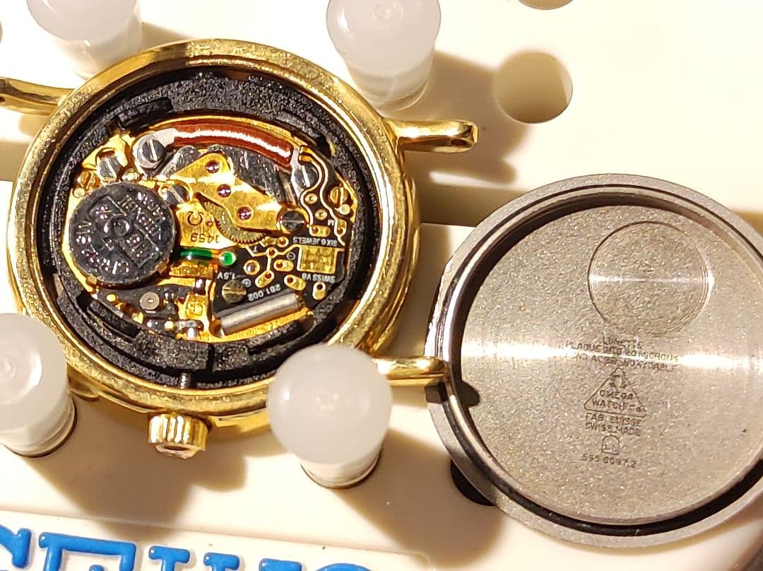 ★美品★OH済★スイス製★オメガ デ・ヴィル クォーツ レディース 腕時計