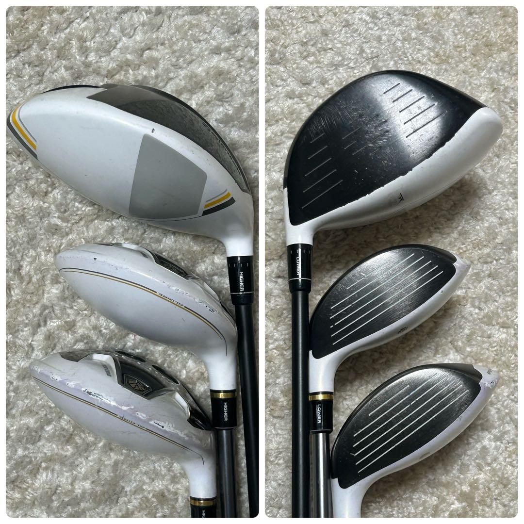 メンズ　テーラーメイド キャロウェイ　豪華14本　ゴルフセット　キャディバッグ付