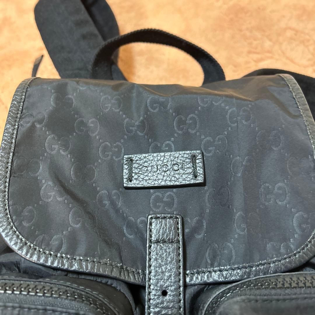 GUCCI ブラックナイロンリュック