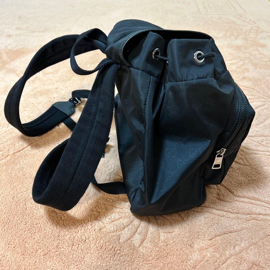 GUCCI ブラックナイロンリュック