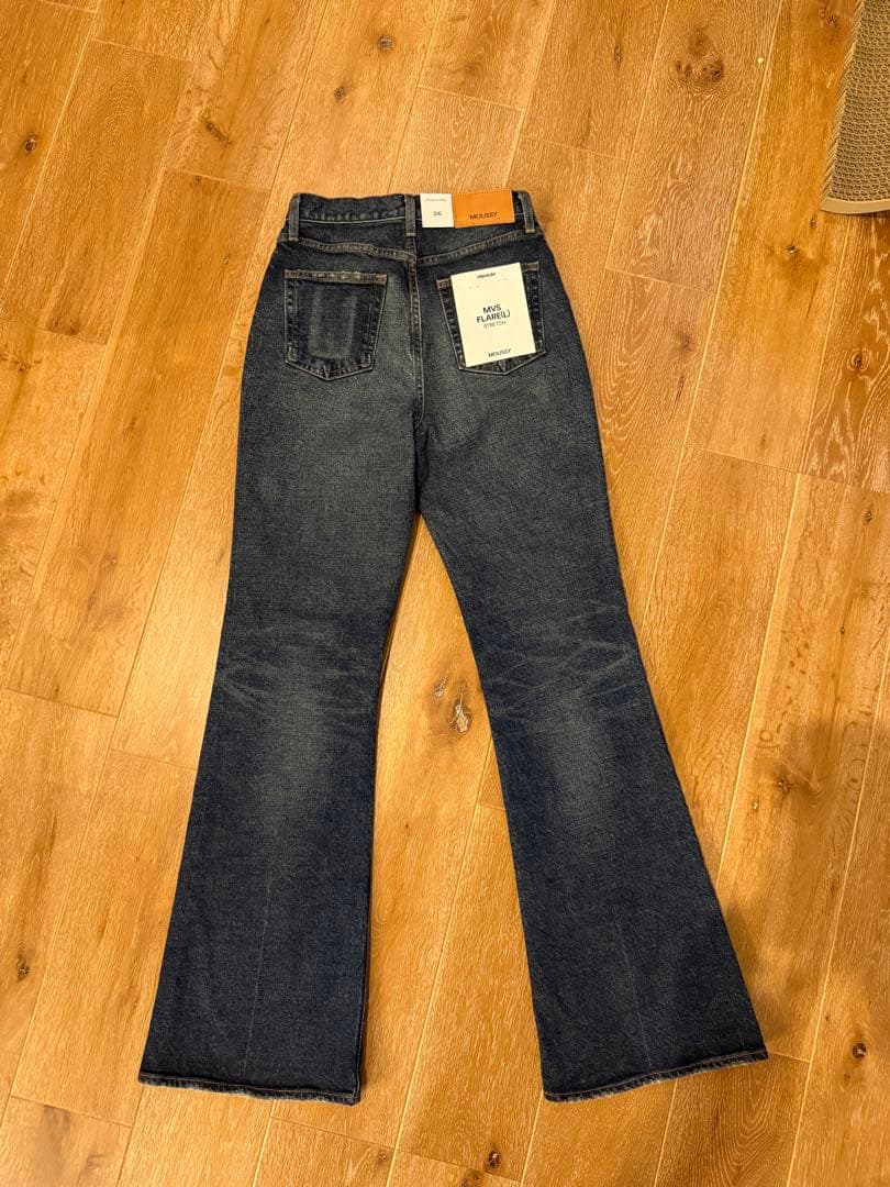 moussy MVS D/BLU FLARE / ロングサイズ