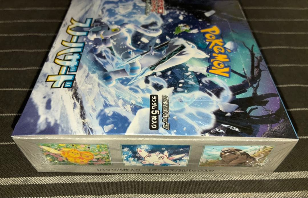 ポケモンカード 絶版 シュリンク付き BOX クレイバースト スノーハザード G