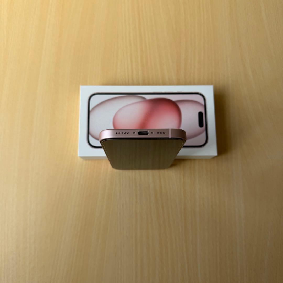 【美品】iPhone15 128GB ピンク