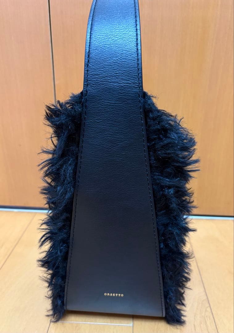 ORSETTO　ファーレザー ワンハンドルバッグ