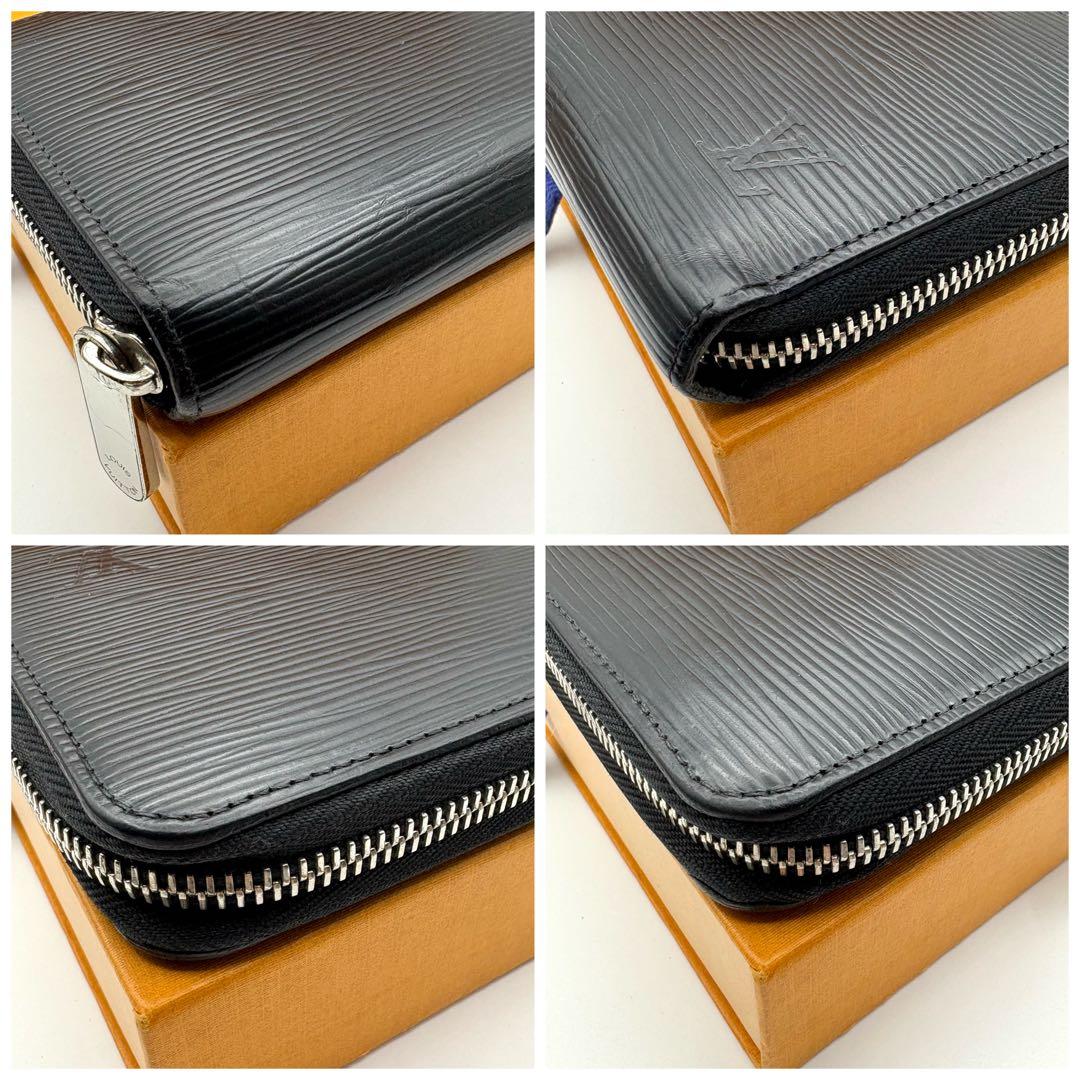 【新型】 ルイヴィトン ジッピーウォレット エピ ラウンドファスナー 長財布 黒