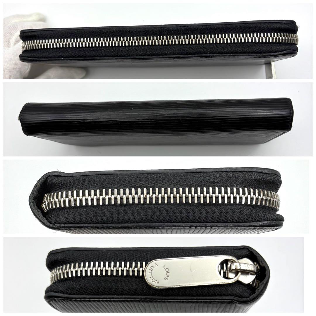 【新型】 ルイヴィトン ジッピーウォレット エピ ラウンドファスナー 長財布 黒
