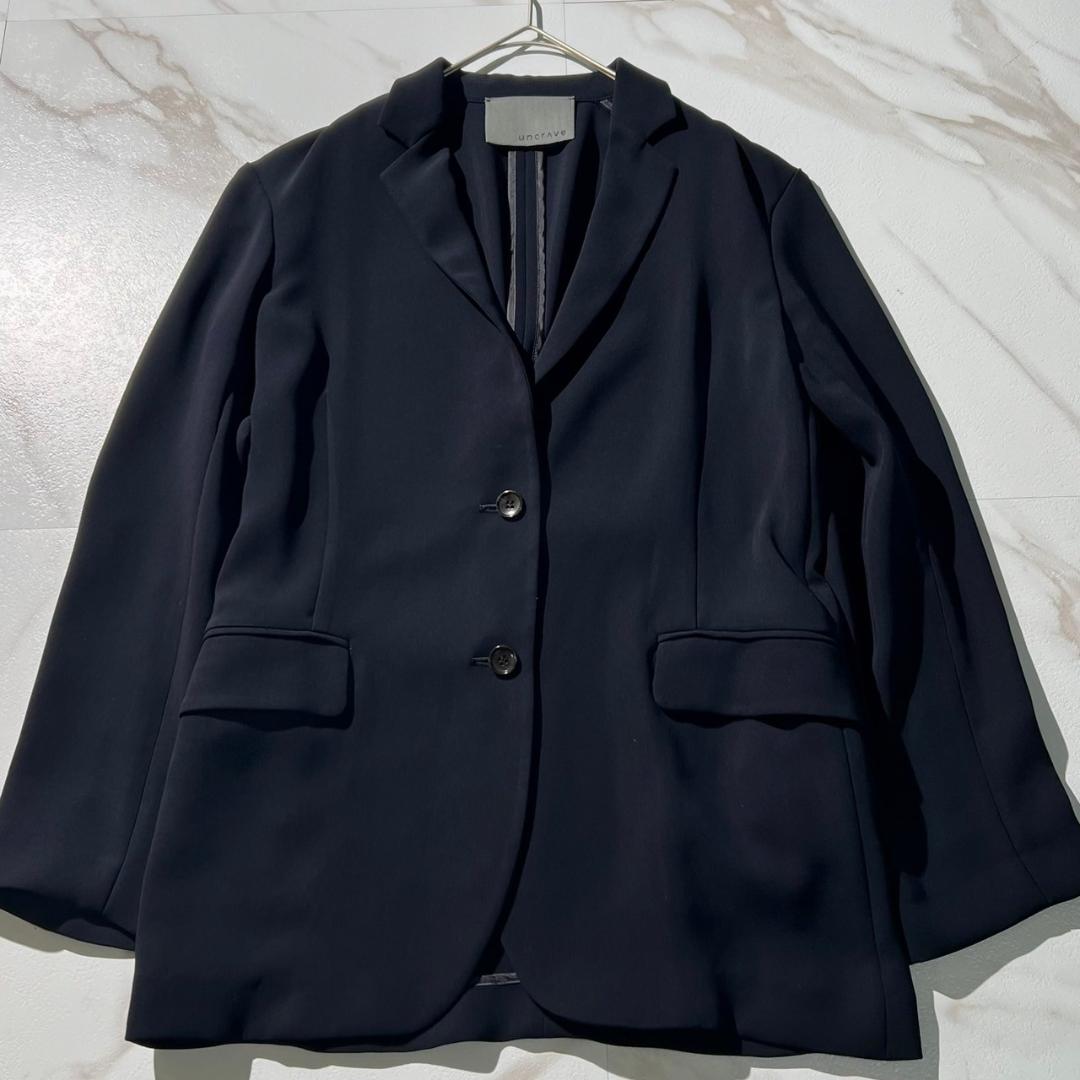 美品　uncrave ウォッシャブル　ダブルクロス　ジャケット　セットアップ