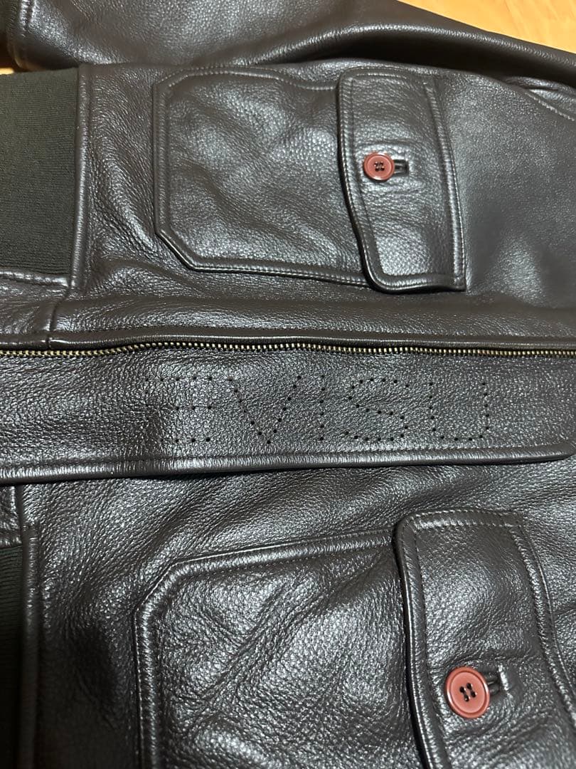 EVISU エヴィス YAMANE：G-1　フライトジャケット　レザージャケット