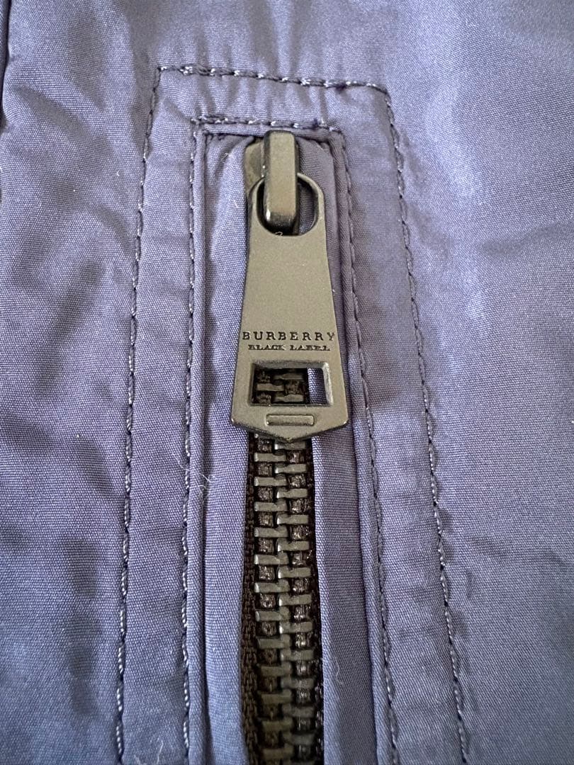 BURBERRY BLACK LABEL ネイビー ナイロンジャケット