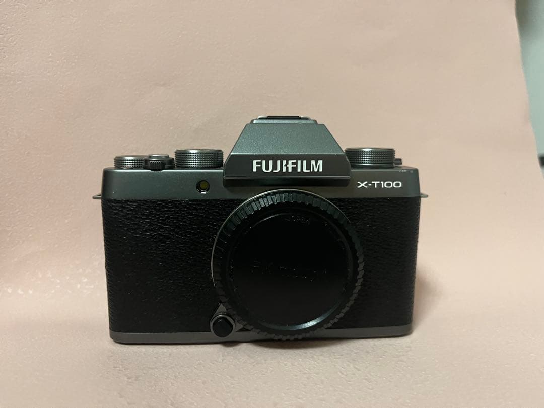 富士フイルム FUJIFILM xt100 ダークシルバー ボディ
