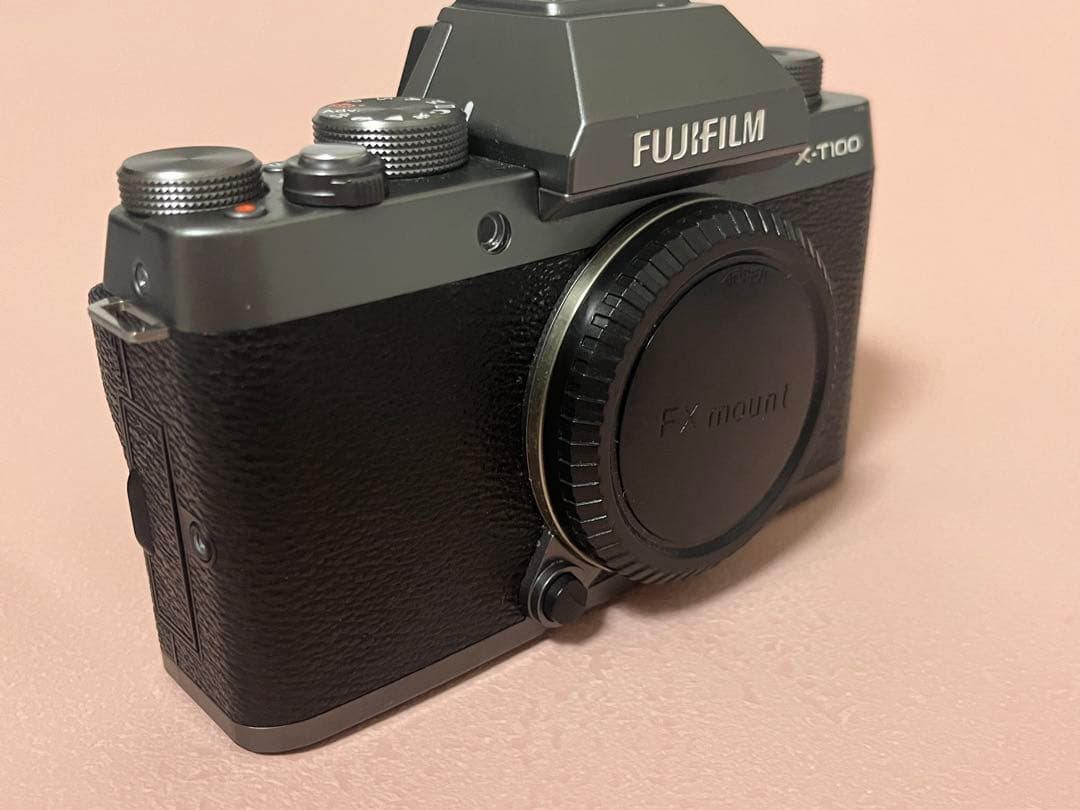 富士フイルム FUJIFILM xt100 ダークシルバー ボディ