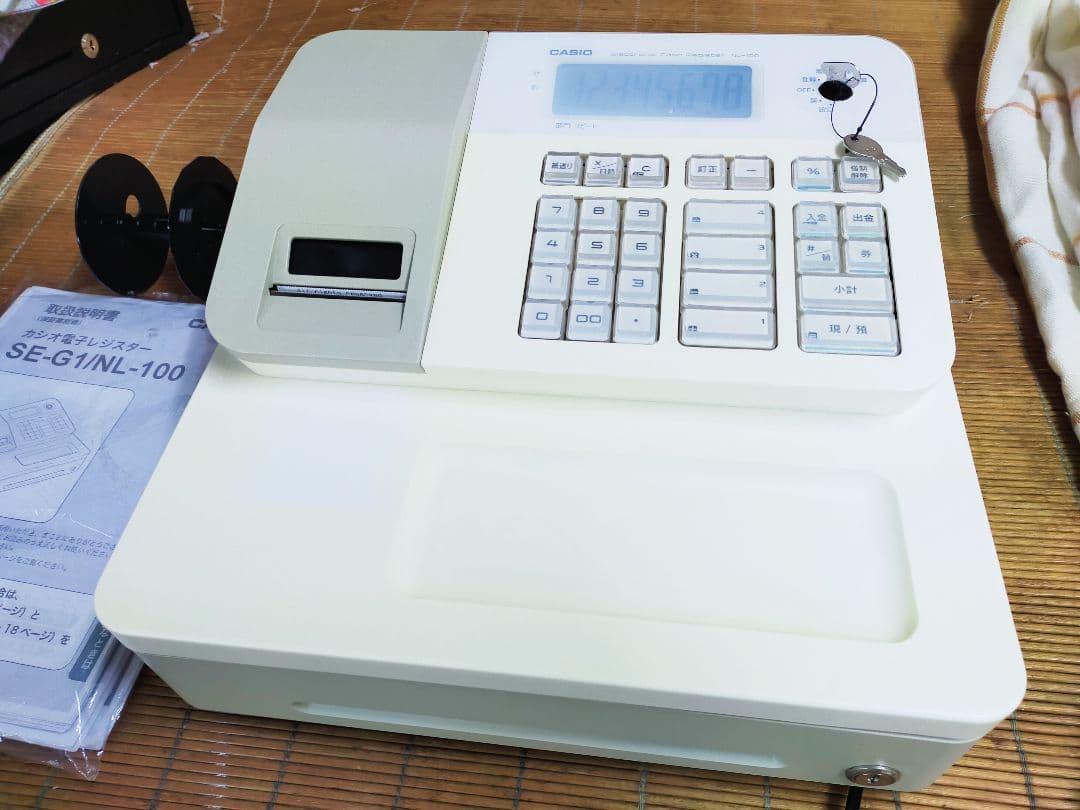 カシオレジスター　SE-G1/NL100コンパクト人気機種感熱紙　335555