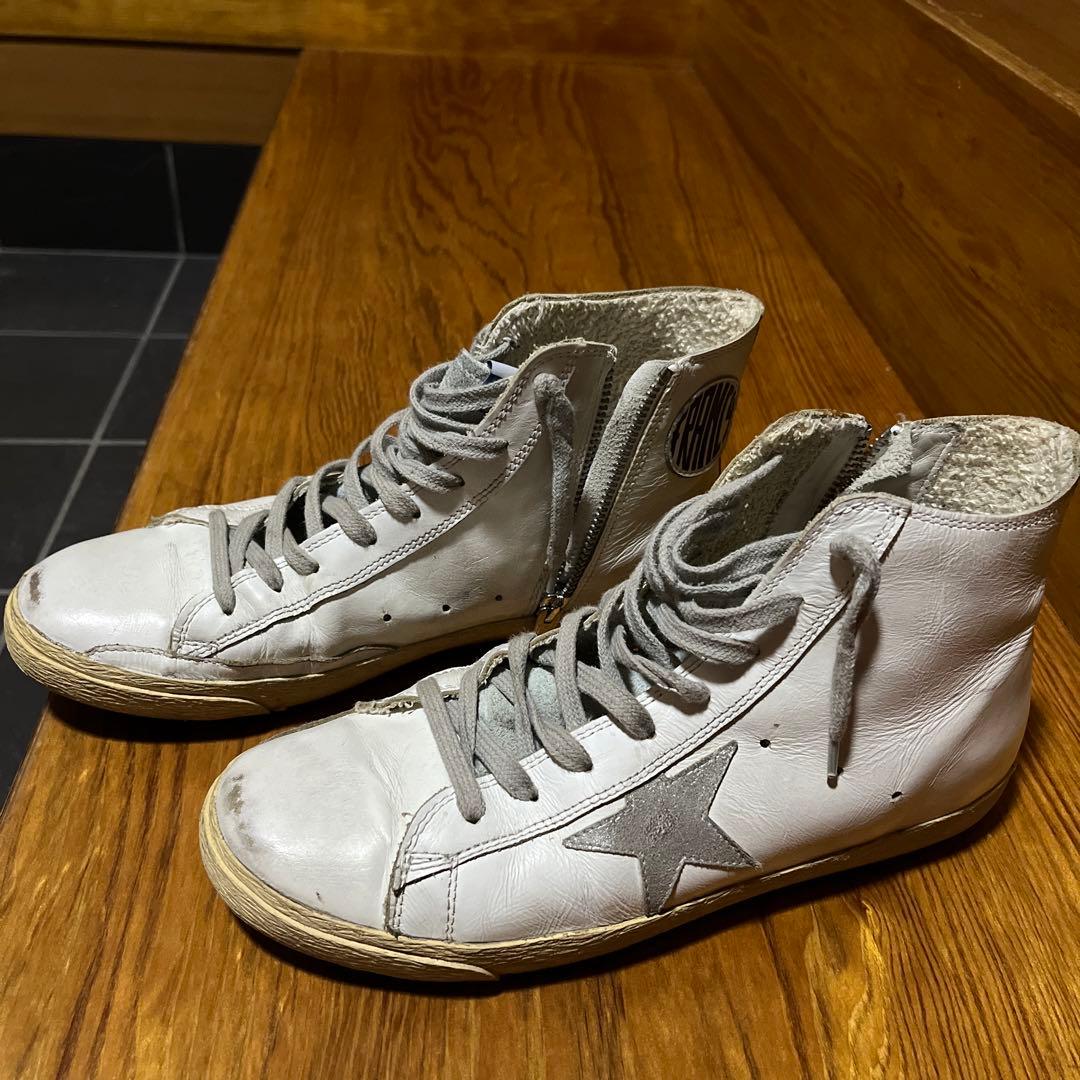 H*i様 美品 ゴールデングース ハイカットスニーカー francy