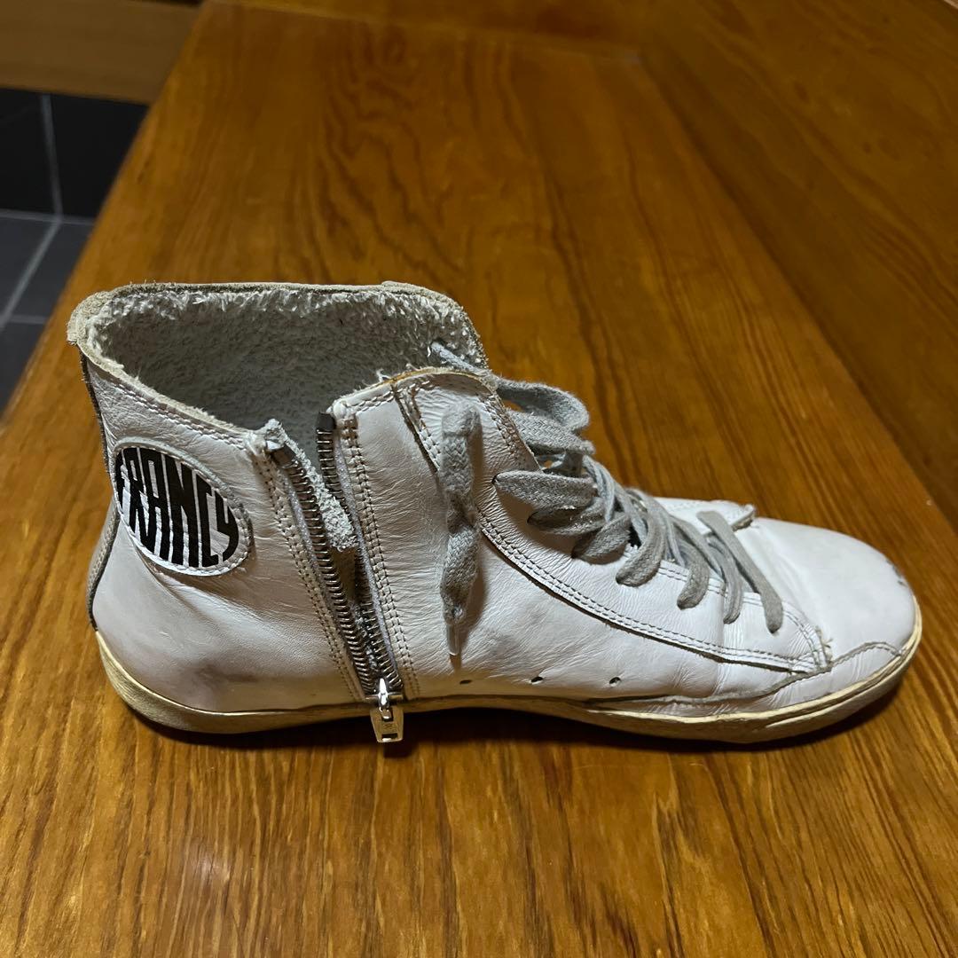 H*i様 美品 ゴールデングース ハイカットスニーカー francy