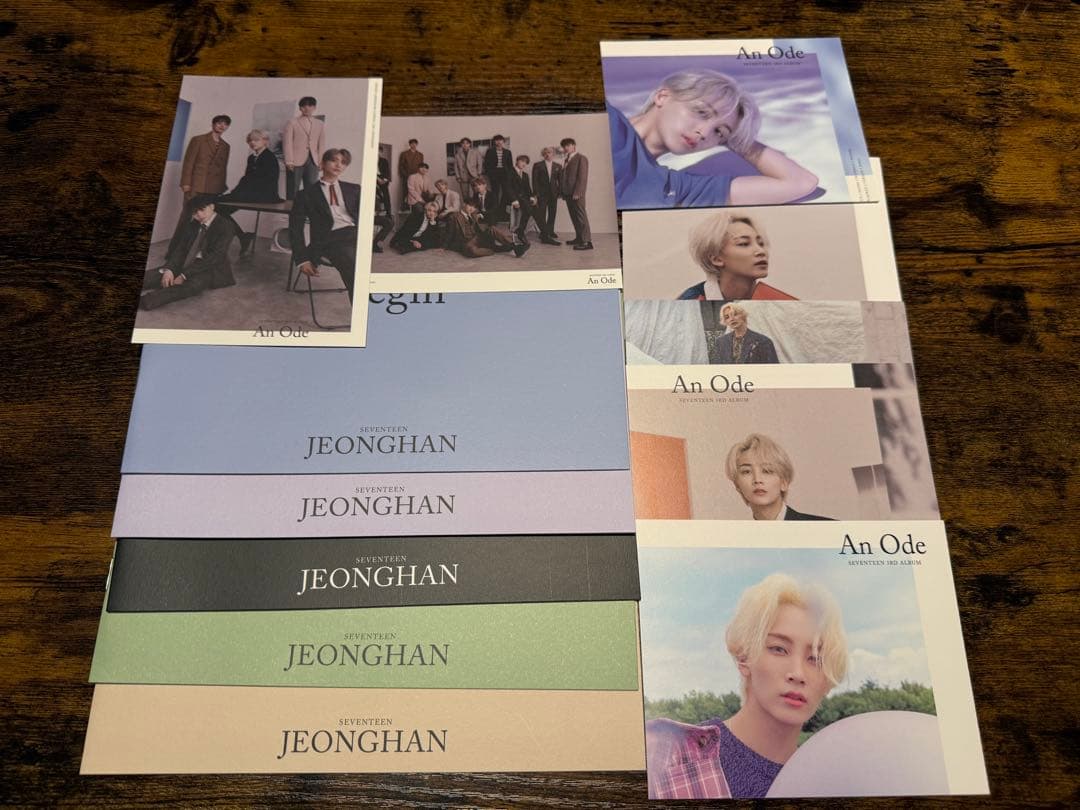 seventeen ジョンハン トレカ An ode コンプ　セット　セブチ