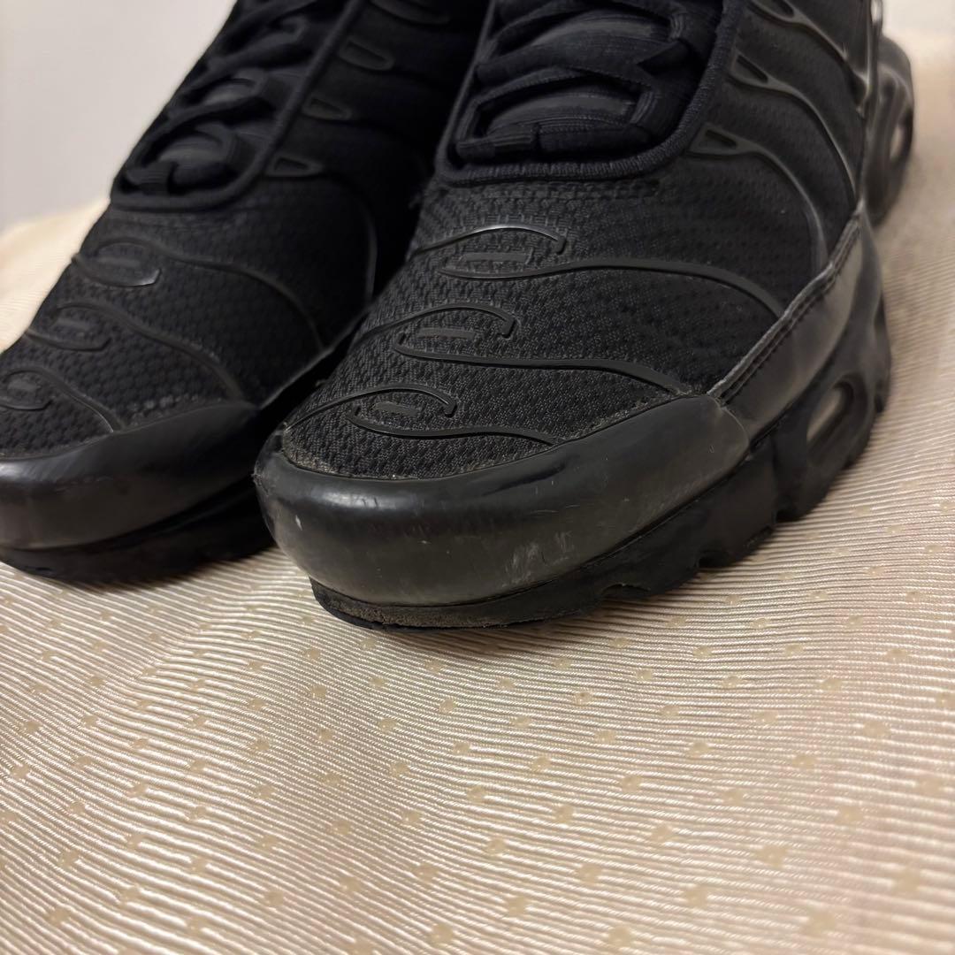 美品☆ナイキ エアマックス プラス トリプルブラック スニーカー26cm