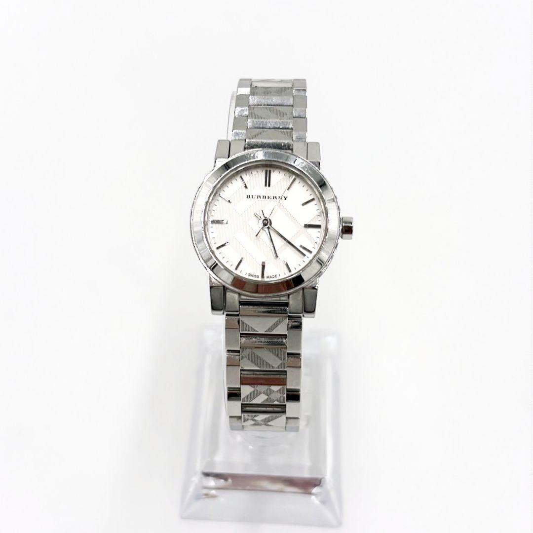 美品 バーバリー 時計　レディース　BU9233 ホワイト　ノバチェック　箱付き