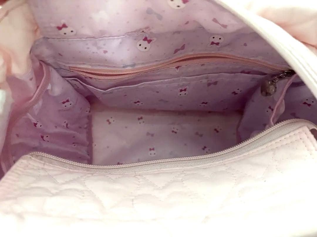 メゾピアノ ウサギアップリケ2wayトートバッグ マザーズバッグ