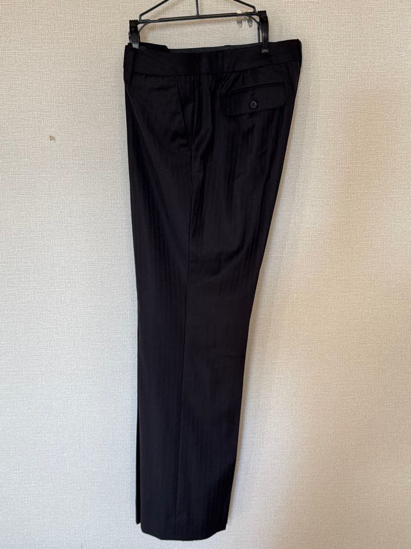 Burberry London ダークグレーストライプパンツスーツ【XLサイズ】