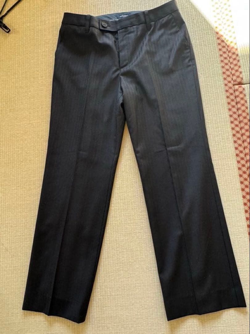 Burberry London ダークグレーストライプパンツスーツ【XLサイズ】