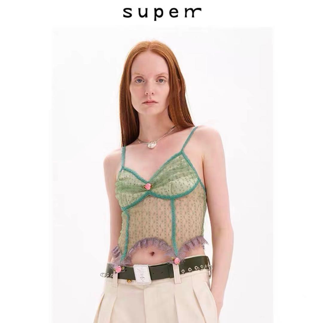 Superr サスペンダーベスト　キャミソール