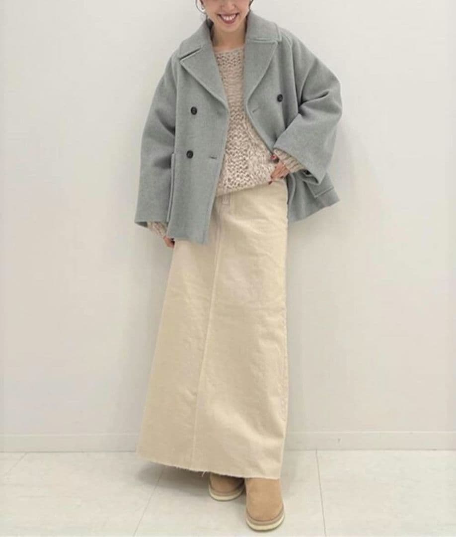 スイコック　ムートンブーツ　スピックアンドスパン　ブーツ　24　ショート　別注