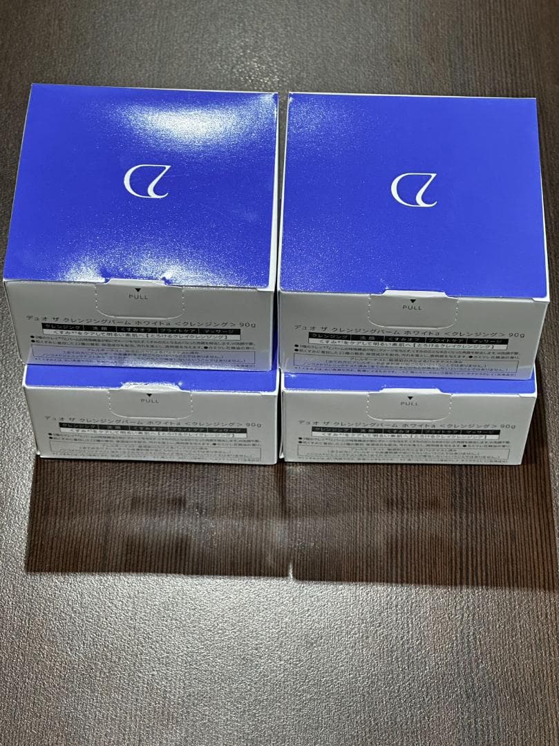 【4個セット】DUO ザ クレンジングバーム ホワイトa90g 青