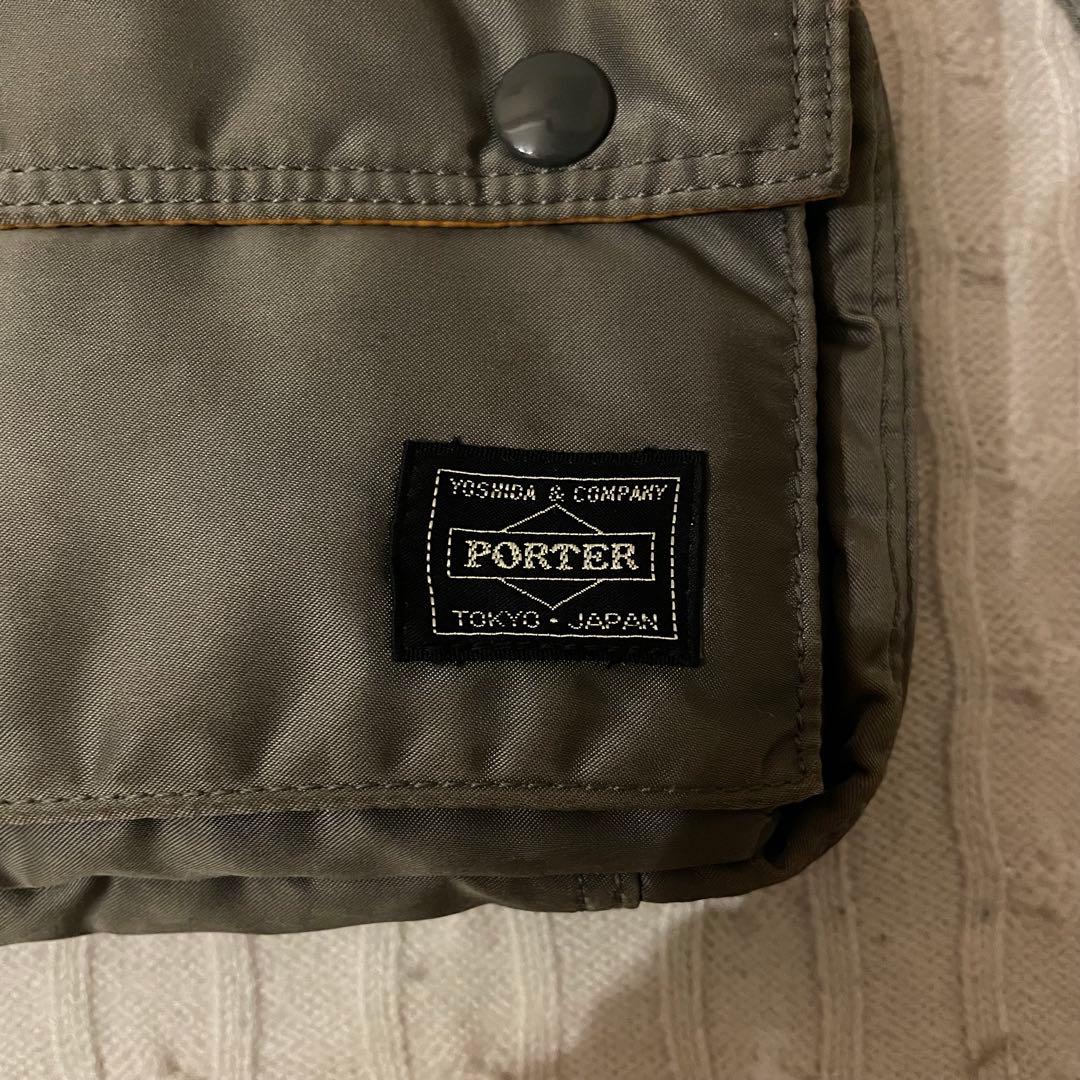 PORTER ポーター タンカー ショルダーバッグ グレー ショルダーウォレット