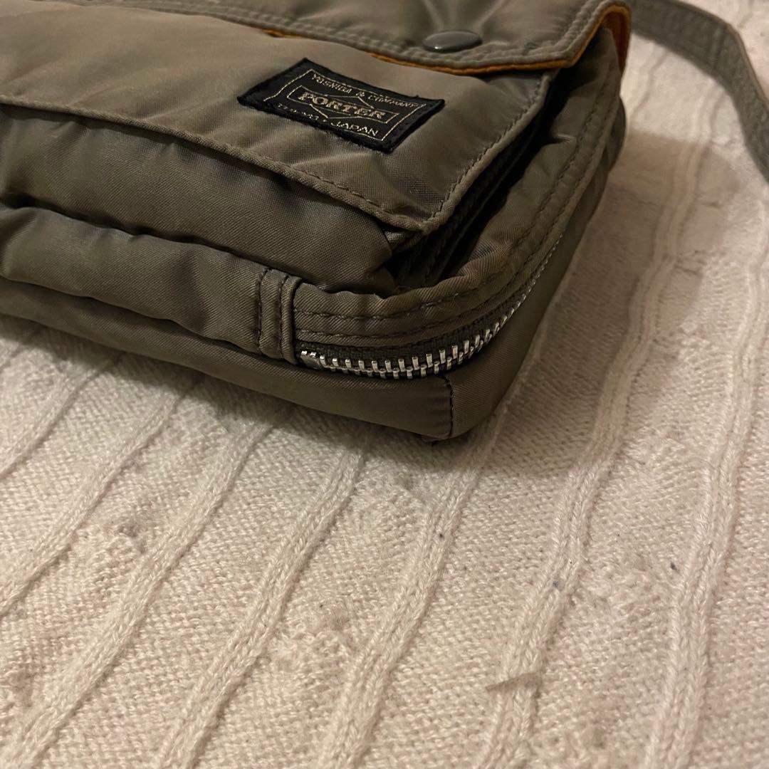 PORTER ポーター タンカー ショルダーバッグ グレー ショルダーウォレット