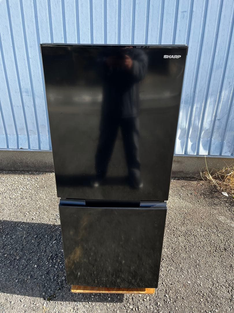 美品！SHARP 冷蔵庫 SJ-15E3-B 152L ブラック2024年製中古