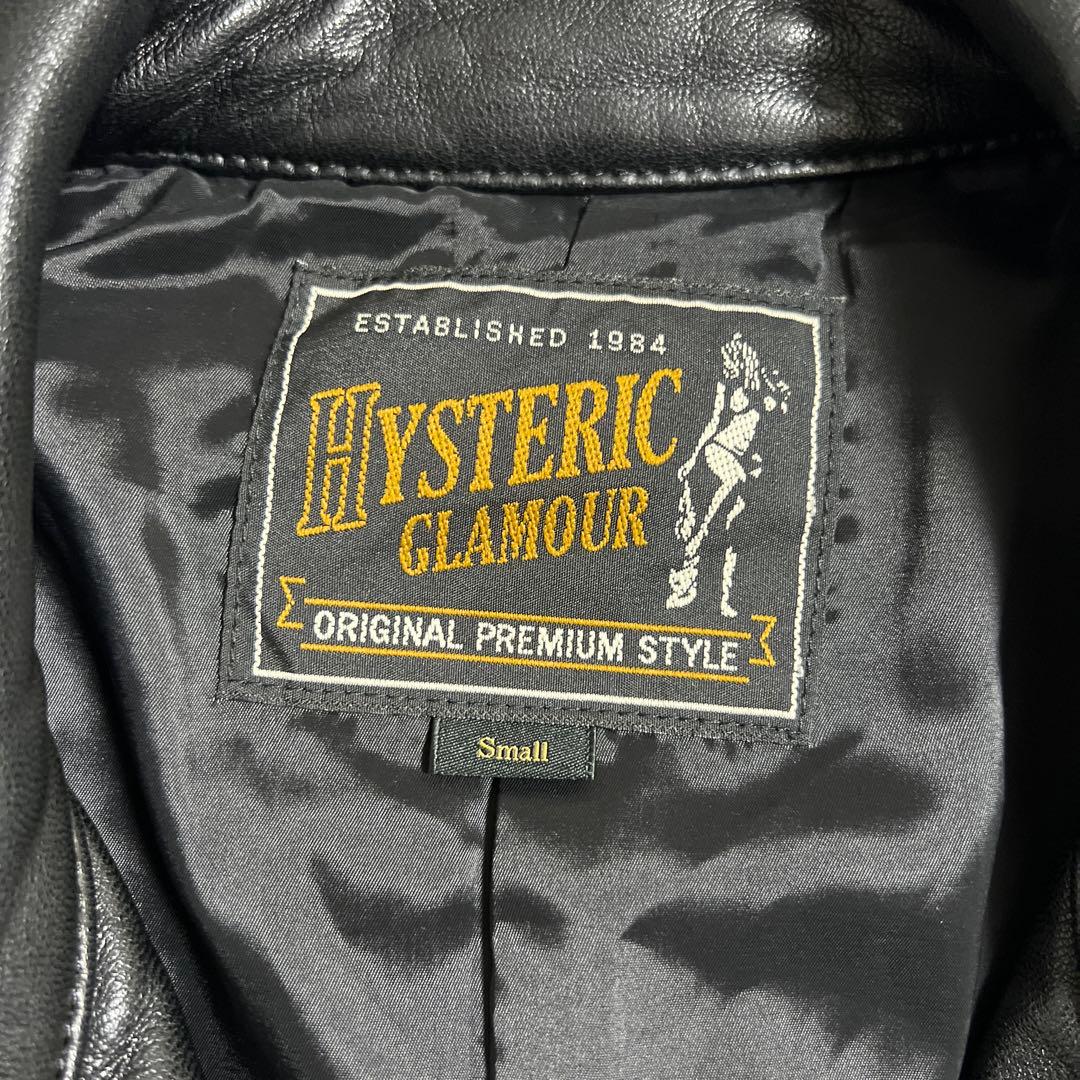 HYSTERIC GLAMOUR ダブルライダースジャケット Sサイズ