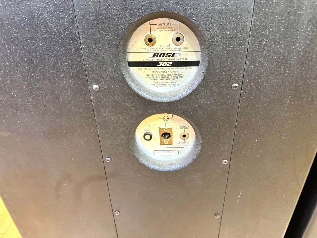 BOSE ボーズ 302 サブウーファー ペア 引取歓迎　西濃運輸2個口