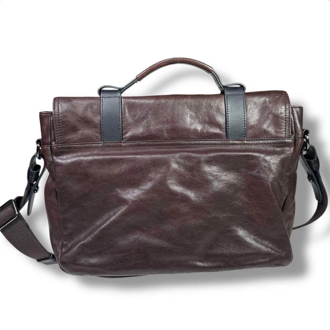 HUGO BOSS ヒューゴボス オールレザー メッセンジャーバッグ ショルダー