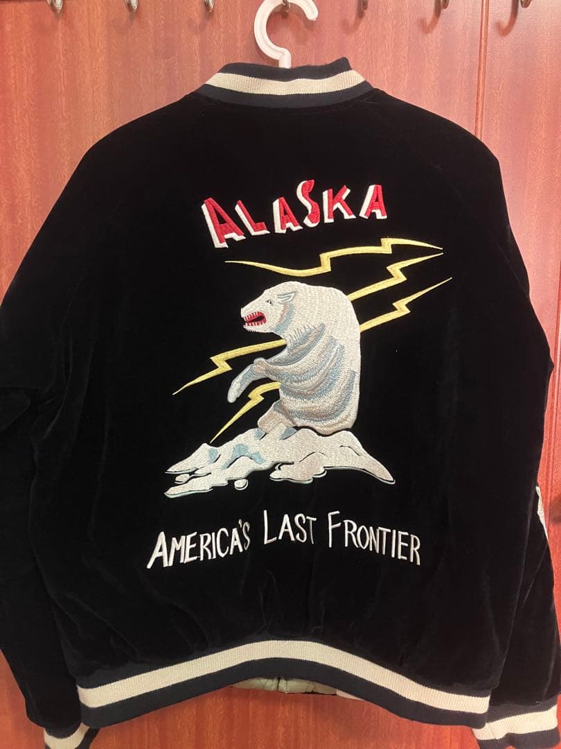 50'sライク別珍 スーベニアジャケット リバーシブル 中綿