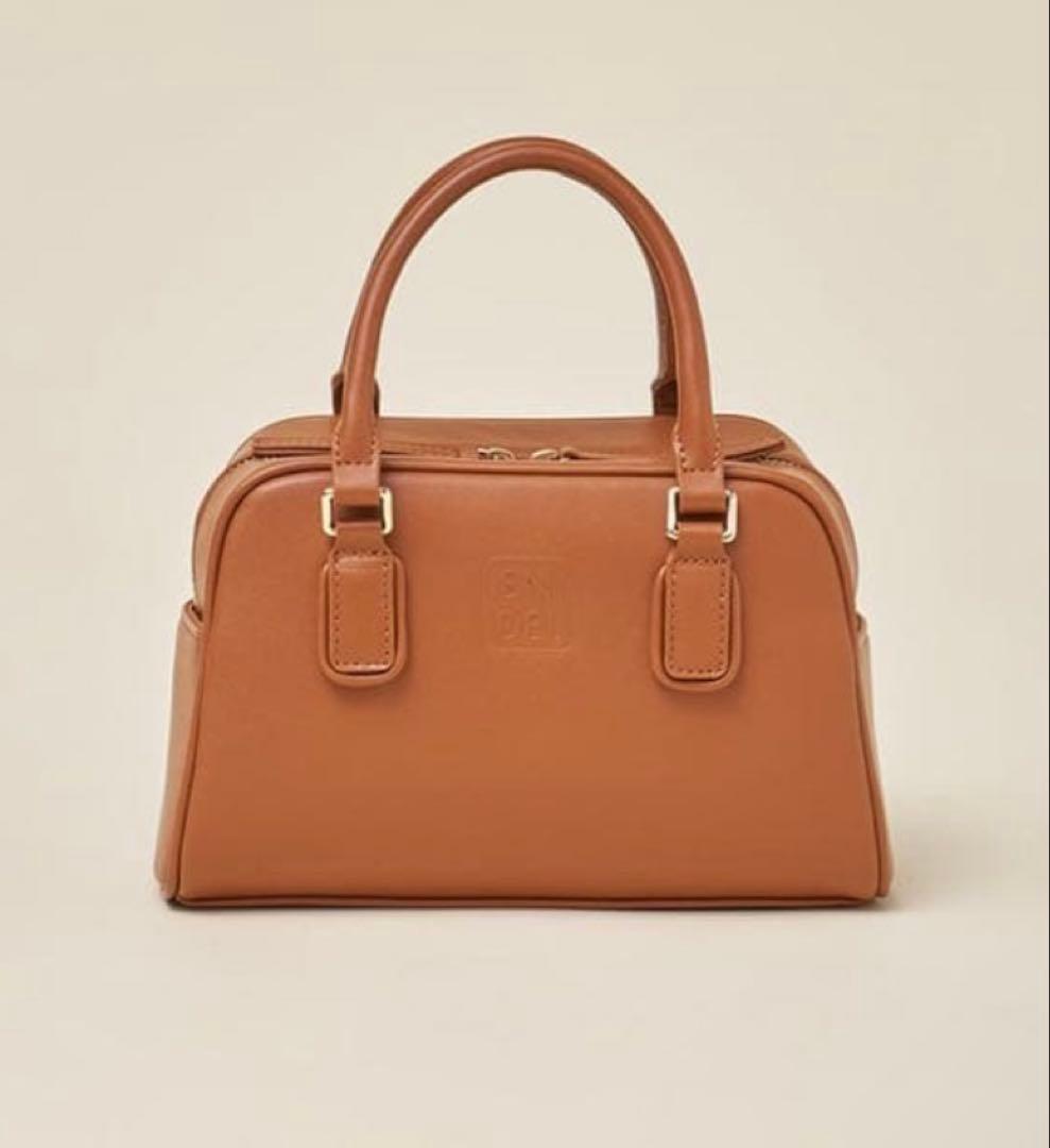 【新品未開封】 SNIDEL スクエアボストンバッグ キャメル