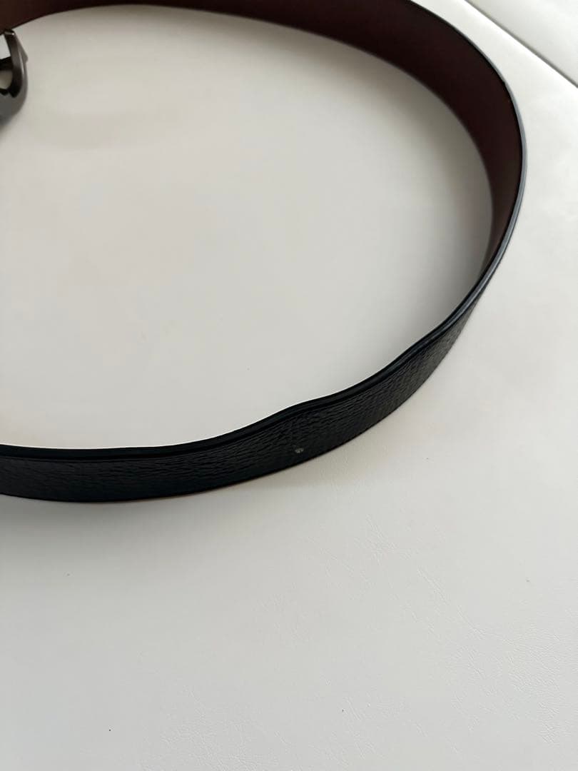 COACH メンズベルト 本革 ブラック