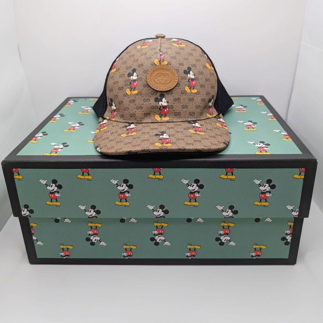 ✨️未使用品!✨️GUCCI　ディズニー　ベースボールキャップ　ミッキー