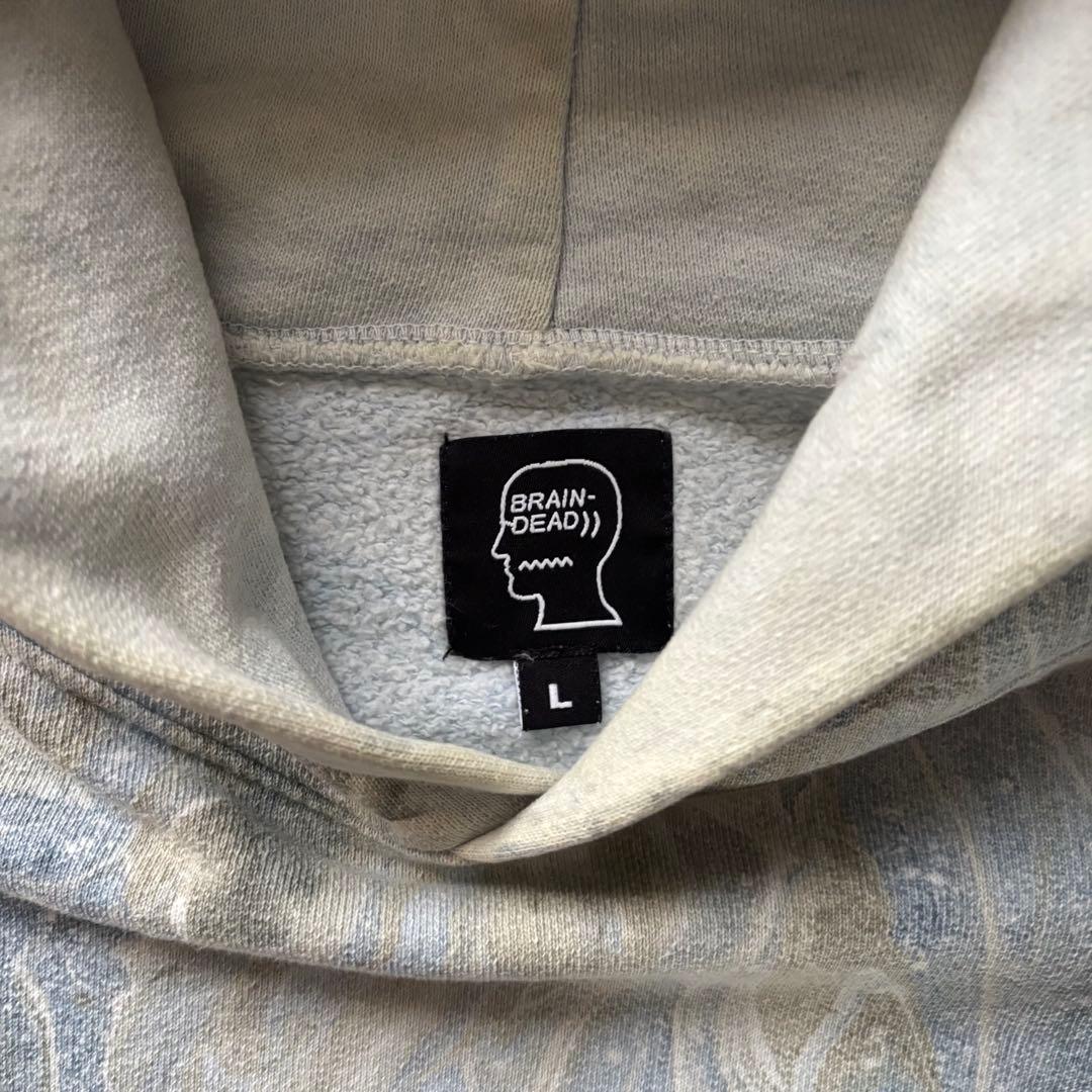 Brain dead Marble Dye Hoodie パーカー