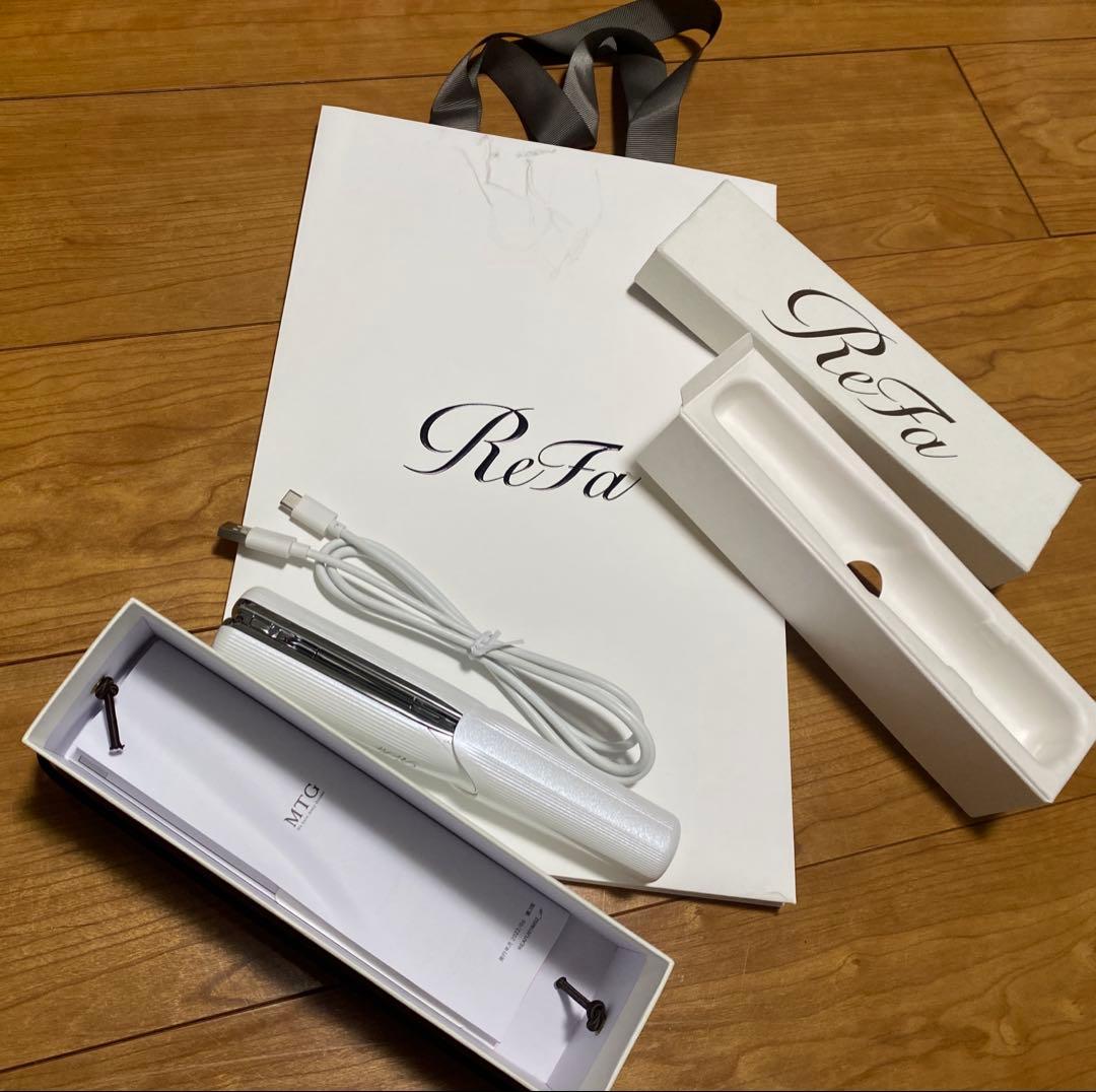 【ReFa】コードレスストレートヘアアイロン ホワイト