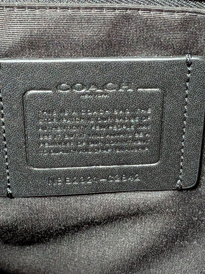 美品☆COACHコーチ ベケット ビジネス トートバッグ スポーツブルー