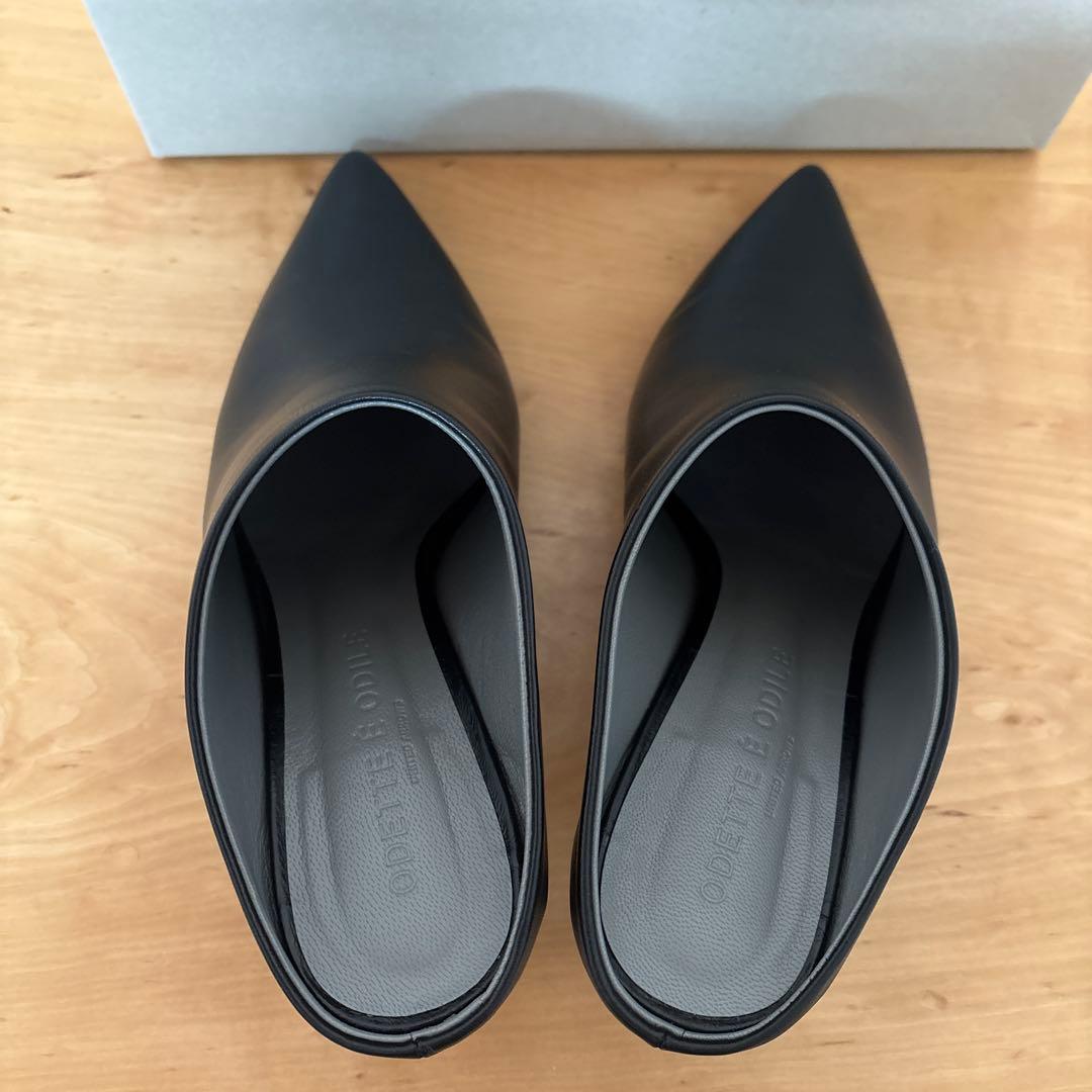 ODETTE E ODILE オデットエオディール ミュール 黒 22.5 新品