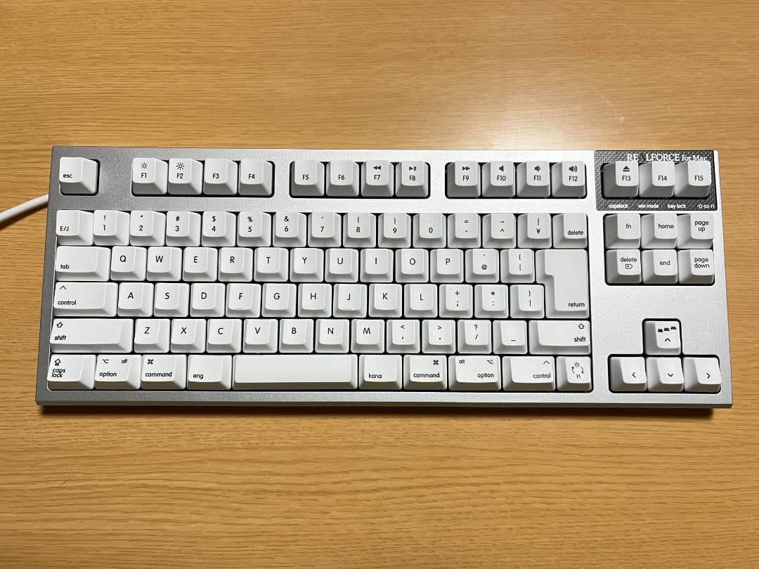 東プレ Realforce for Mac PFU R2TLSA-JP4M-WH