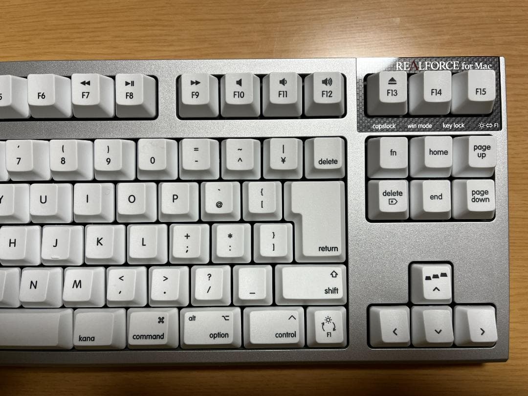 東プレ Realforce for Mac PFU R2TLSA-JP4M-WH