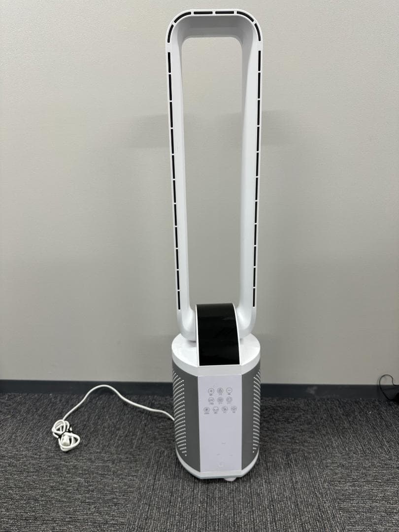 扇風機 冷風機 空気清浄機 タワーファン 羽なし セラミックヒーター