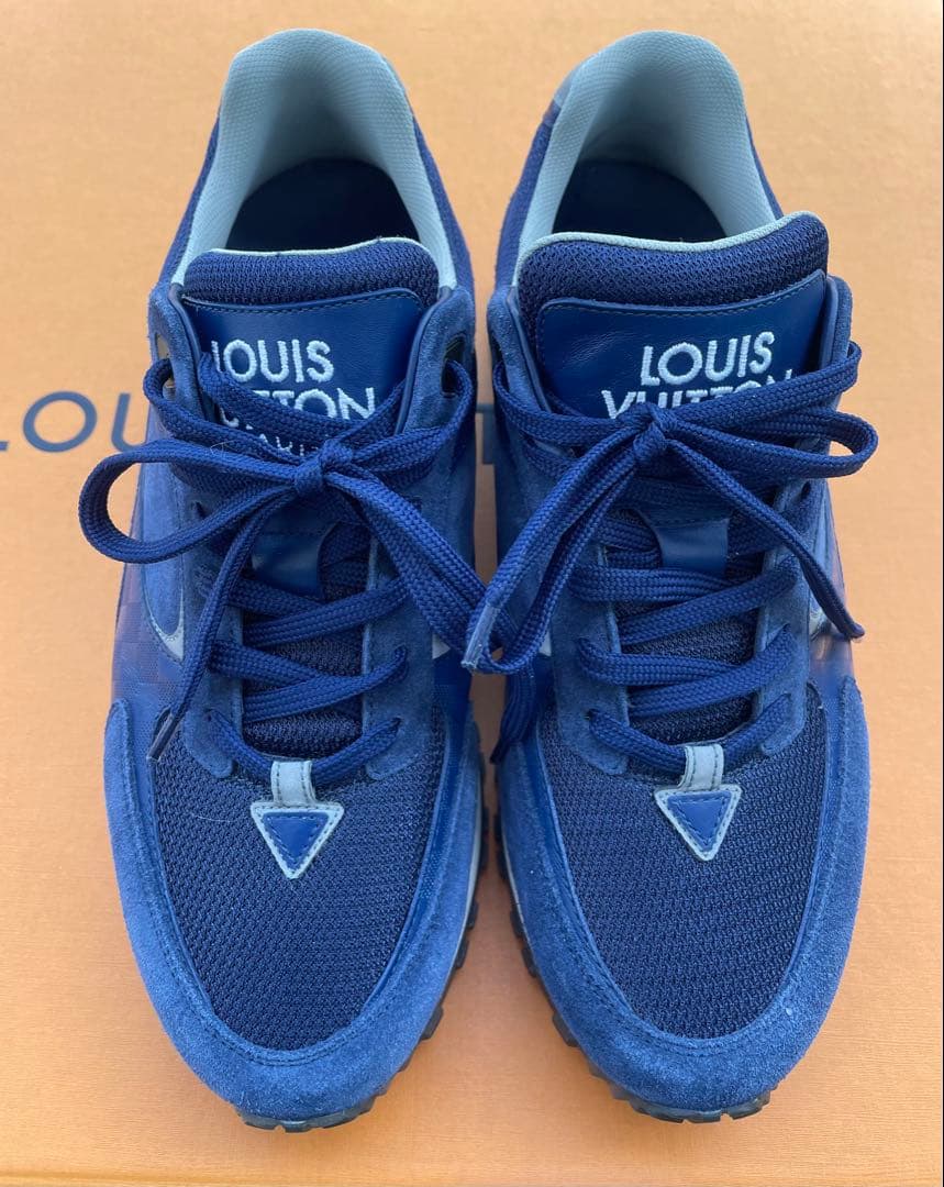 LOUIS VUITTON ネイビー スニーカー