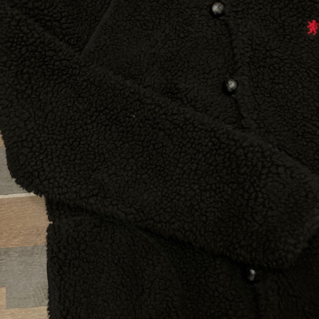 【Gymphlex】ジムフレックス　くるみボタン ボアフード ジャケット