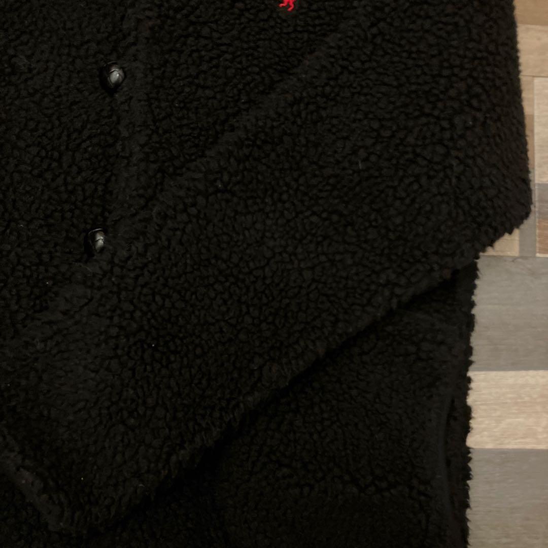 【Gymphlex】ジムフレックス　くるみボタン ボアフード ジャケット