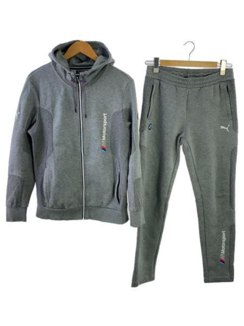 【PUMA × 】Mモータースポーツ スウェット 上下セット　L グレー
