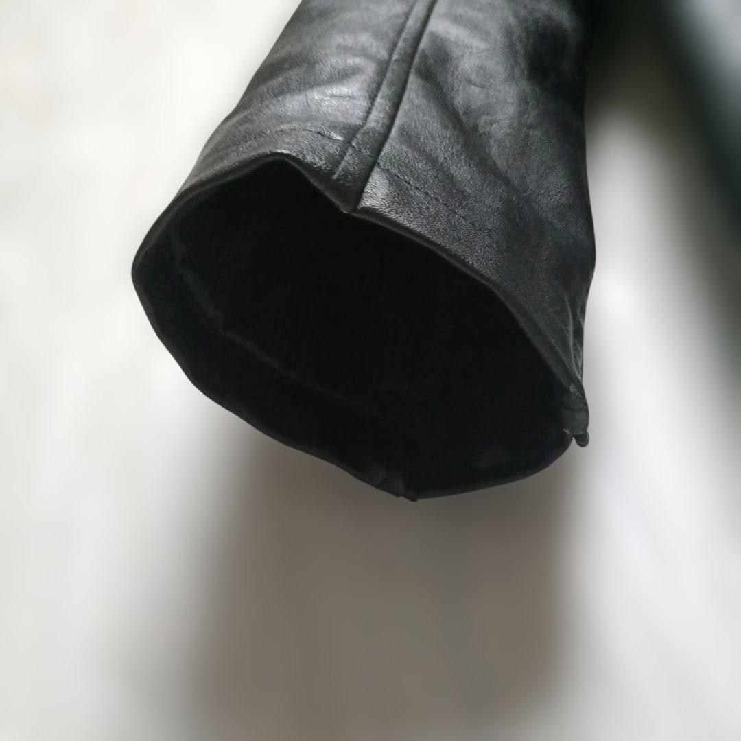 極美品 Norton ノートン ライダースジャケット 刺繍 ワッペン バイク L